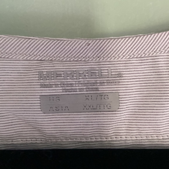 Merrell Womens xl Shell dress white and grey stripes, draw string waist. - Picture 2 of 4